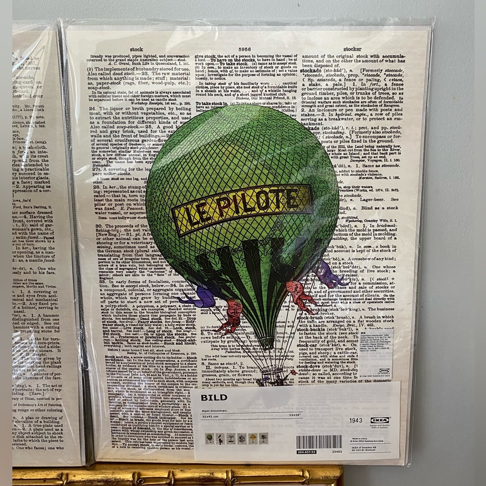 Matt Dinniman IKEA Six Prints Steampunk French Victorian